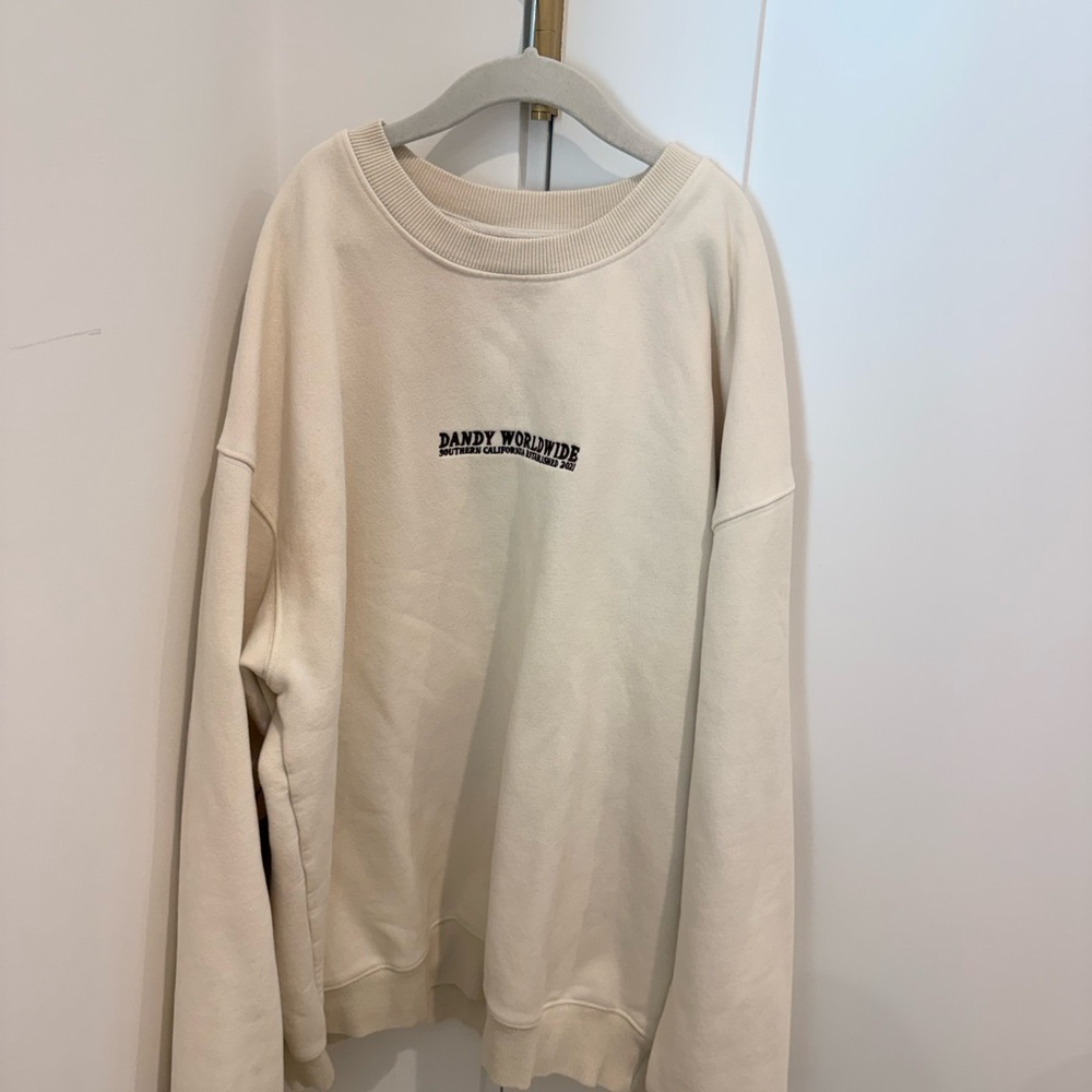 Men's Cream Crewneck Sweatshirt